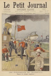 British troops boarding ships for South Africa