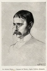 Portrait of Dr. Carl Peters (1856-1918), German explorer
