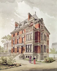 Project for a villa, end 19th century