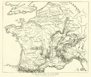 Lands of the Gauls During the Time of Julius Caesar