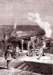 The Giant Cannon in Malta Island, Artwork, 