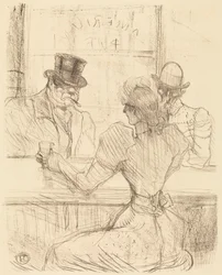 At the Picton Bar, rue Scribe