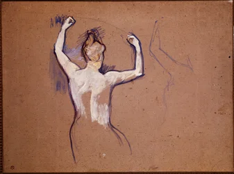 Ballet de Papa Chrysantheme (Study for One of the Featured Dancers)