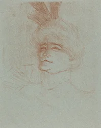Bust of Mlle. Marcelle Lender, Turned Three Quarters