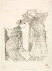 Lugné-Poé and Bady, in "Au-Dessus des Forces Humaines"