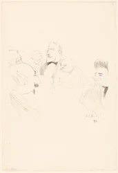 Menu Card for Adrien Hébrard
