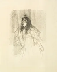 Miss May Befort with her Hair Down