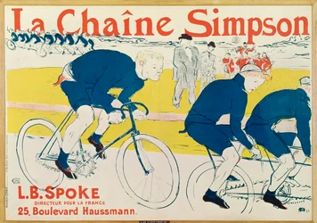 Poster for La Chaine Simpson - Bicycle Chains
