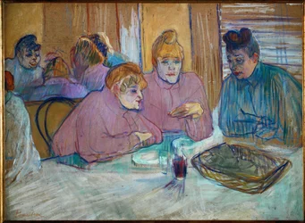 Prostitutes Around a Dinner Table