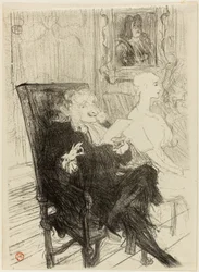 Truffier and Moreno, in Les Femmes Savantes