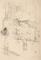 At the Brasserie Hanneton, 1898