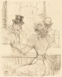 At the Picton Bar, rue Scribe, 1896