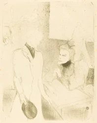 Brandes and Le Bargy in Cabotins, 1894
