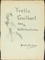 Cover, Yvette Guilbert, 1898