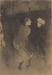Dress Rehearsal at the Folies-Bergere (detail)