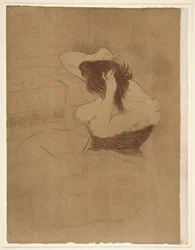 Woman Combing Her Hair, from the series Elles