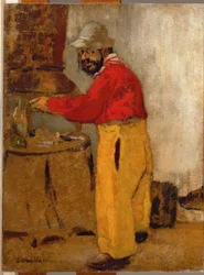 Henri de Toulouse-Lautrec, at Villeneuve-sur-Yonne, with the Natansons