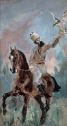 Count Alphonse de Toulouse-Lautrec as Falconer