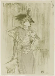 Mademoiselle Marcelle Lender, Standing