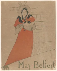 May Belfort with a Cat in Her Arms
