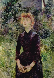 Portrait of a Woman, Possibly the French Comedienne Yvette Guilbert, 1888