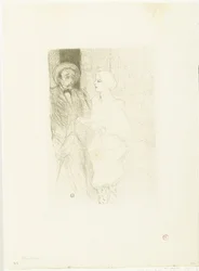 Portrait of Actors Léonie Yahne and Henri Mayer in the Play 