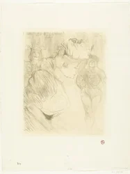 Portrait of Actress Marcelle Lender Bowing to the Audience