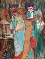 The Tattooed Woman or The Toilette by Henri de Toulouse-Lautrec