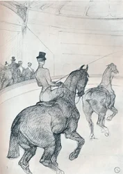 Trick-rider driving tandem