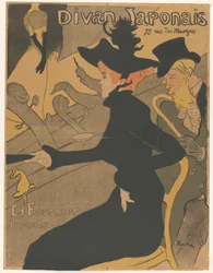 Woman and Man in the Audience at a Singing Performance (Divan Japonais)