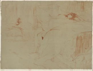 Woman Lying on her Back, Lassitude, plate ten from Elles