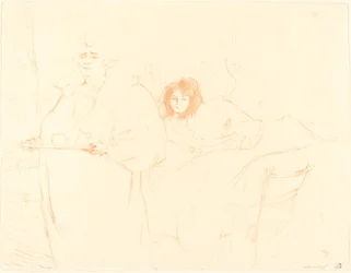 Woman with a Tray