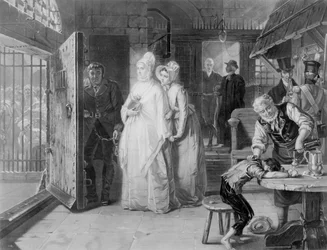 Mrs Fry visiting Newgate Prison