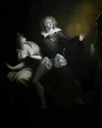 Gertrude, Hamlet and the Ghost of Hamlet
