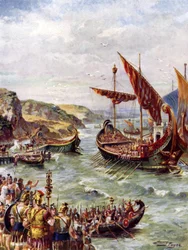Departure of the Romans