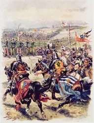 Charge of the French Cavalry, Illustration for 