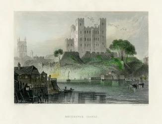 Rochester Castle, Kent, Mid 19th Century