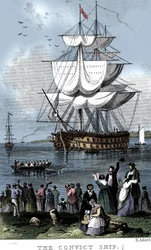 The Convict Ship, c1820