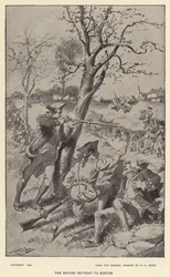 The British Retreat to Boston