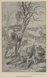 The British Retreat to Boston