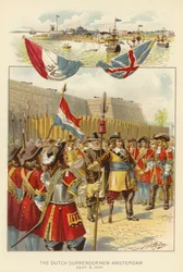 The Dutch Surrender New Amsterdam, 8 September 1664