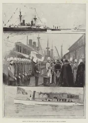 Arrival of the King of Siam, His Majesty and the Duke of York at Spithead