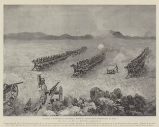 Klip Drift on the Morning of the Relief of Kimberley, General French Sweeping Aside the Enemy