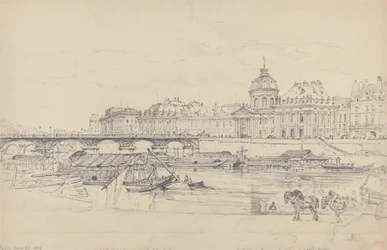 The Mint, Pont des Arts and the Institute of France, Paris