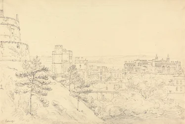 Windsor Castle from the Glacis of the Round Tower