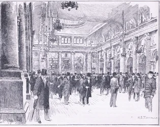 Inside the Royal Exchange in Manchester