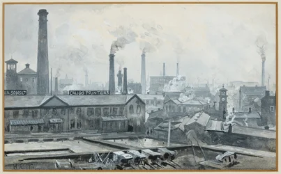 View from London Road Station, Hoyle