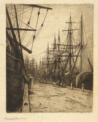 Evening in the Atlantic Docks