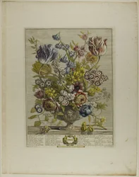 April, from Twelve Months of Flowers