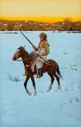 Indian Returning From the Hunt